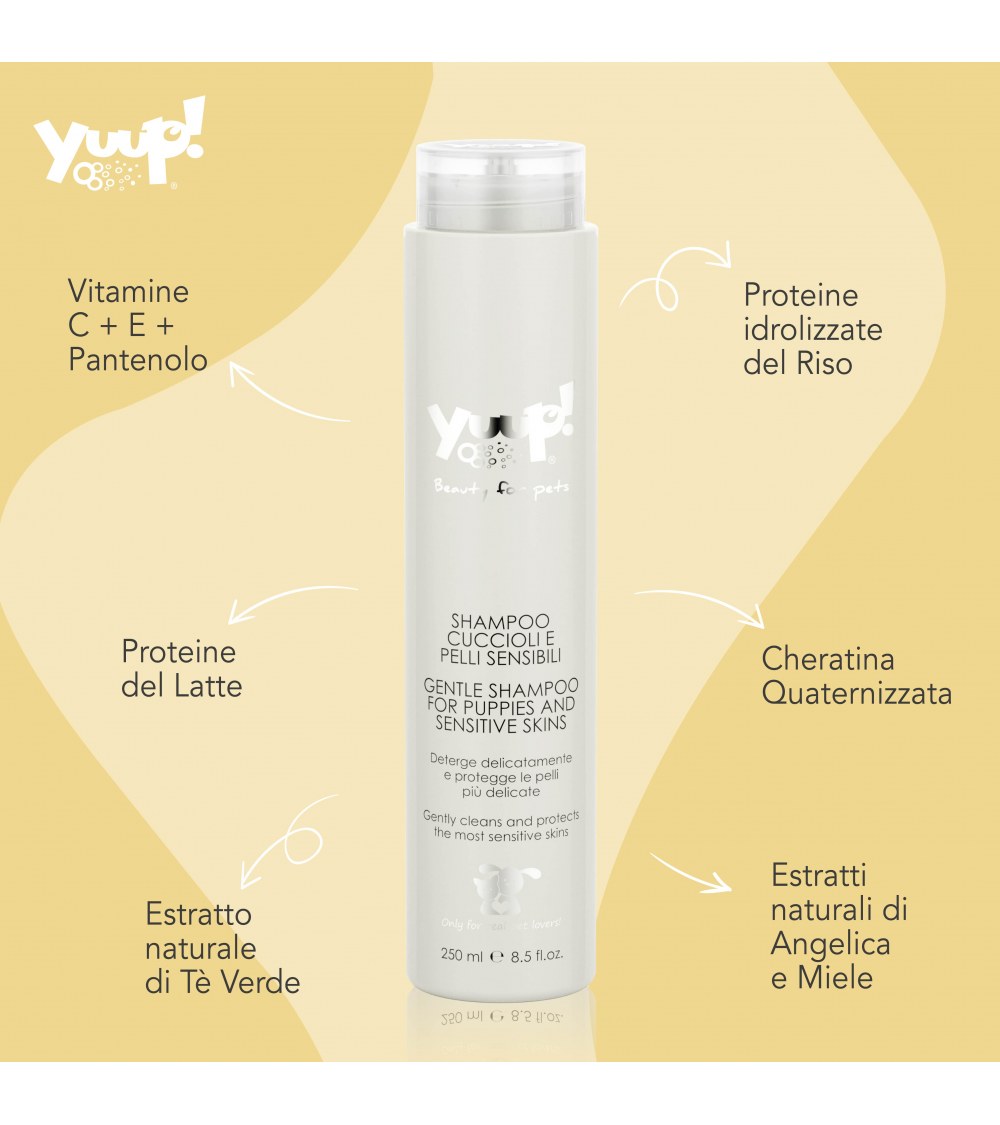 Shampoo Cuccioli e Pelli Sensibili 250 ml - Yuup!