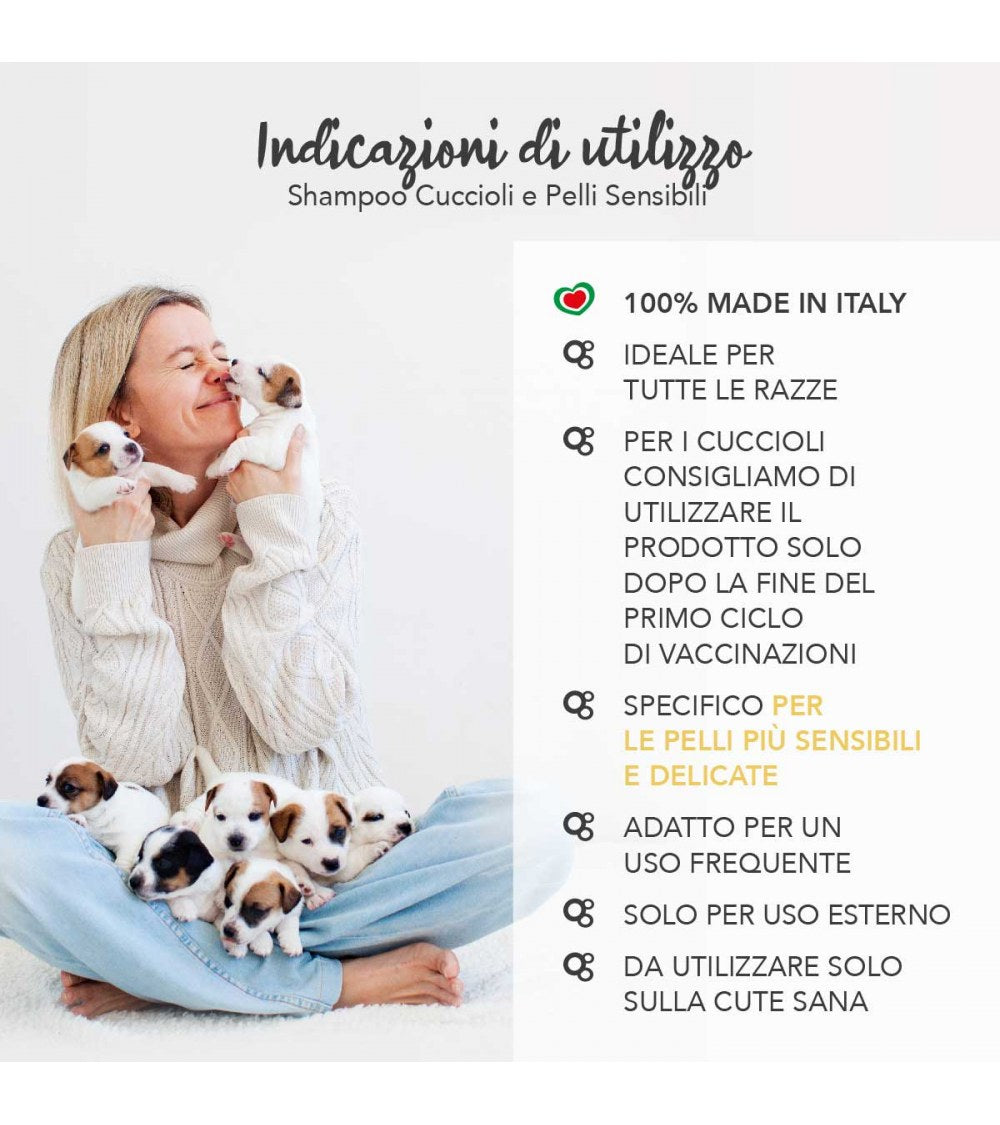 Shampoo Cuccioli e Pelli Sensibili 500 ml - Yuup!